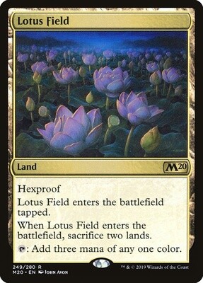 Lotus Field (Core Set 2020, 249, Nonfoil)
