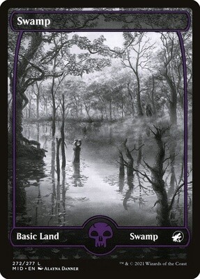 Swamp (Innistrad: Midnight Hunt, 272, Foil)