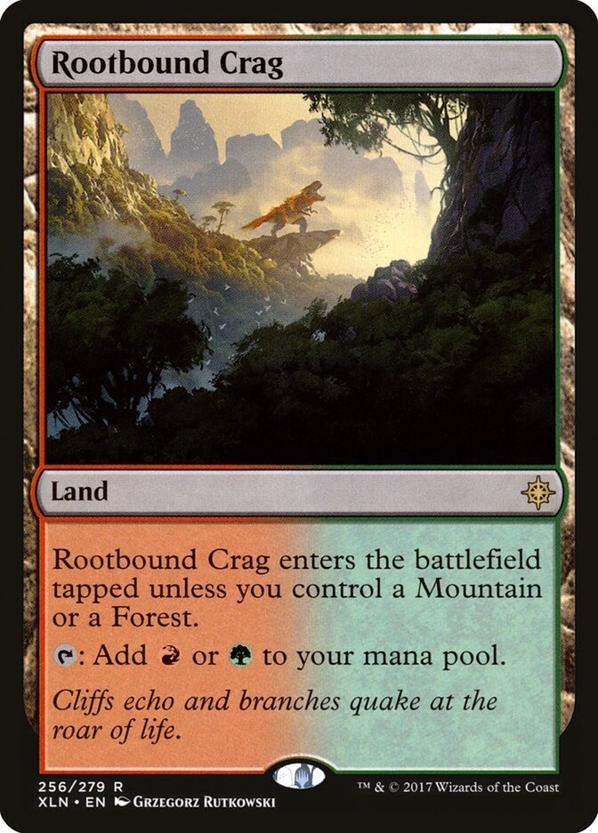 Rootbound Crag (Ixalan, 256, Nonfoil)