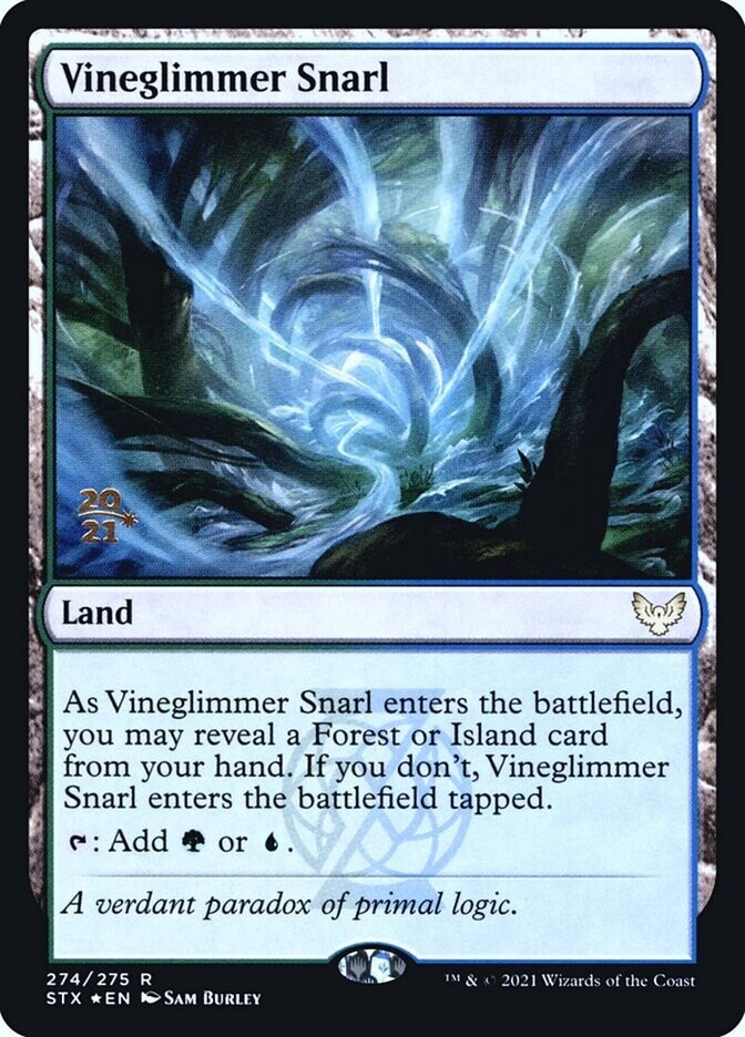 Vineglimmer Snarl (Strixhaven: School of Mages Promos, 274s, Foil)