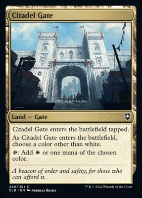 Citadel Gate (Commander Legends: Battle for Baldur's Gate, 349, Foil)