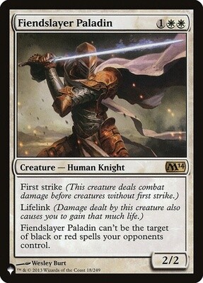 Fiendslayer Paladin (The List, 507, Nonfoil)