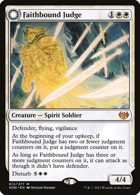 Faithbound Judge // Sinner's Judgment (Innistrad: Crimson Vow, 12, Nonfoil)