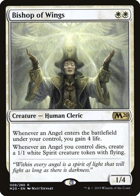 Bishop of Wings (Core Set 2020, 8, Nonfoil)