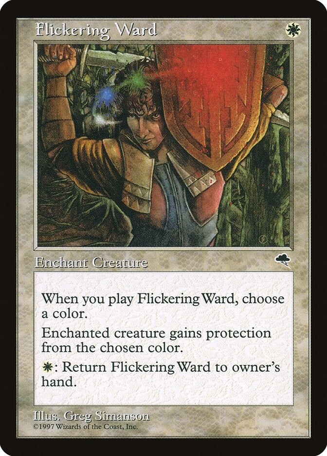 Flickering Ward (Tempest, 19, Nonfoil)