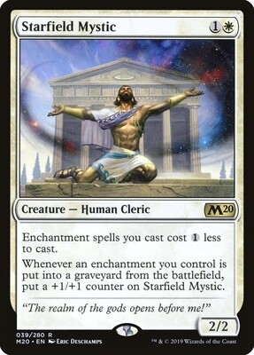Starfield Mystic (Core Set 2020, 39, Nonfoil)