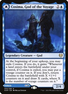 Cosima, God of the Voyage // The Omenkeel (Kaldheim, 50, Nonfoil)