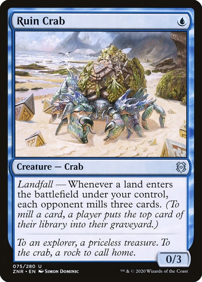 Ruin Crab (Zendikar Rising, 75, Nonfoil)