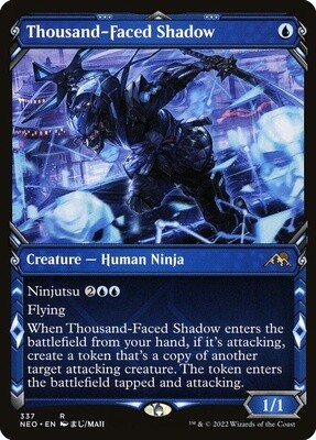 Thousand-Faced Shadow (Kamigawa: Neon Dynasty, 337, Nonfoil)