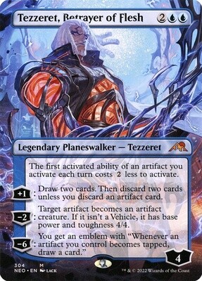 Tezzeret, Betrayer of Flesh (Kamigawa: Neon Dynasty, 304, Nonfoil)