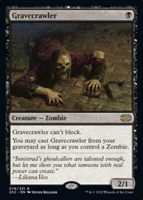 Gravecrawler (Double Masters 2022, 78, Nonfoil)