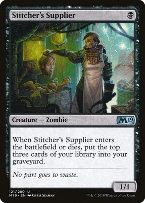 Stitcher's Supplier (Core Set 2019, 121, Nonfoil)