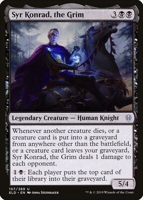 Syr Konrad, the Grim (Throne of Eldraine, 107, Nonfoil)