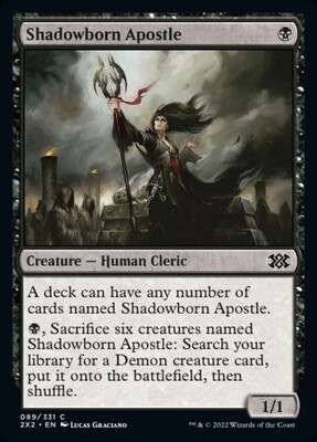 Shadowborn Apostle (Double Masters 2022, 89, Nonfoil)
