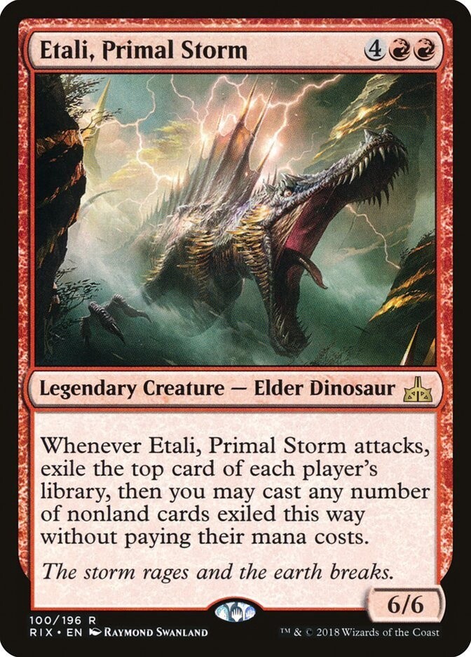 Etali, Primal Storm (Rivals of Ixalan, 100, Foil)