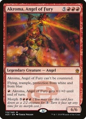 Akroma, Angel of Fury (Masters 25, 119, Nonfoil)
