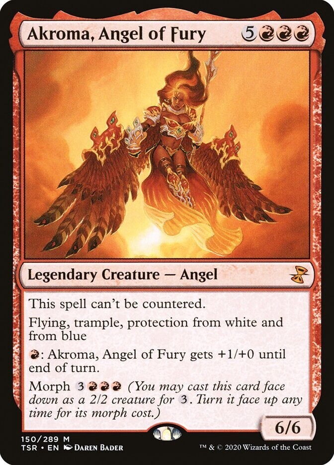Akroma, Angel of Fury (Time Spiral Remastered, 150, Nonfoil)