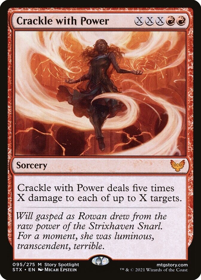 Crackle with Power (Strixhaven: School of Mages, 95, Nonfoil)