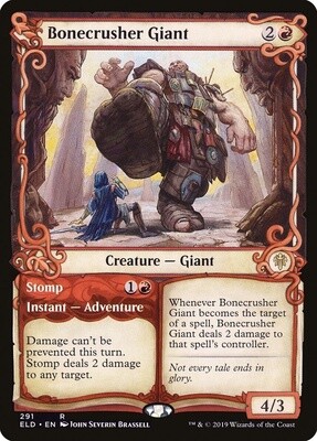 Bonecrusher Giant // Stomp (Throne of Eldraine, 291, Nonfoil)