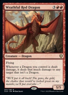 Wrathful Red Dragon (Commander Legends: Battle for Baldur's Gate, 207, Nonfoil)