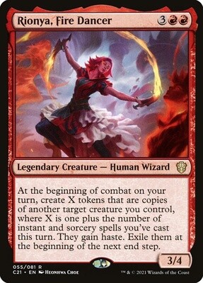 Rionya, Fire Dancer (Commander 2021, 55, Nonfoil)