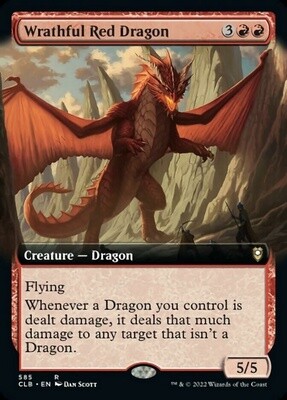 Wrathful Red Dragon (Commander Legends: Battle for Baldur's Gate, 585, Nonfoil)