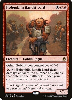 Hobgoblin Bandit Lord (Adventures in the Forgotten Realms, 147, Nonfoil)