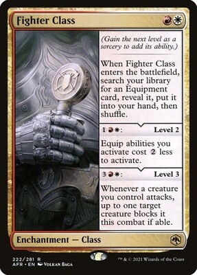 Fighter Class (Adventures in the Forgotten Realms, 222, Foil)