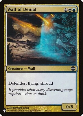 Wall of Denial (The List, 879, Nonfoil)