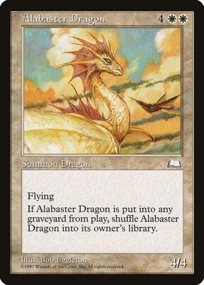 Alabaster Dragon (Weatherlight, 2, Nonfoil)
