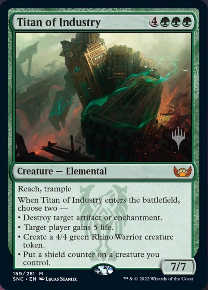 Titan of Industry (Streets of New Capenna Promos, 159p, Nonfoil)
