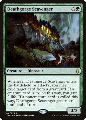 Deathgorge Scavenger (Ixalan Promos, 184p, Nonfoil)