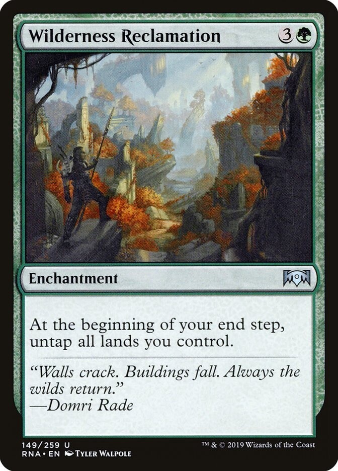 Wilderness Reclamation (Ravnica Allegiance, 149, Nonfoil)