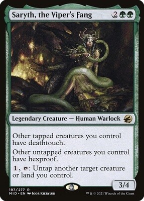 Saryth, the Viper's Fang (Innistrad: Midnight Hunt, 197, Nonfoil)