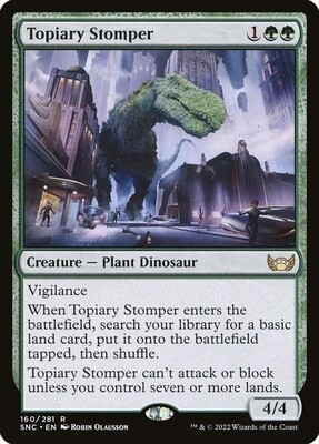 Topiary Stomper (Streets of New Capenna, 160, Nonfoil)