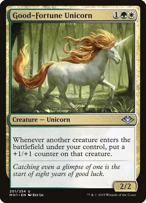 Good-Fortune Unicorn (Modern Horizons, 201, Foil)