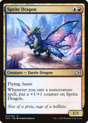 Sprite Dragon (Ikoria: Lair of Behemoths, 211, Nonfoil)