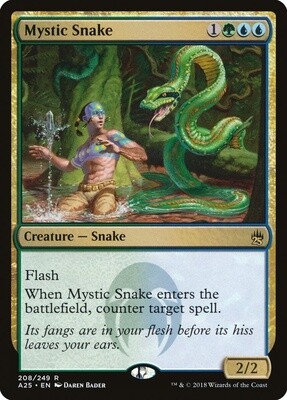 Mystic Snake (Masters 25, 208, Foil)