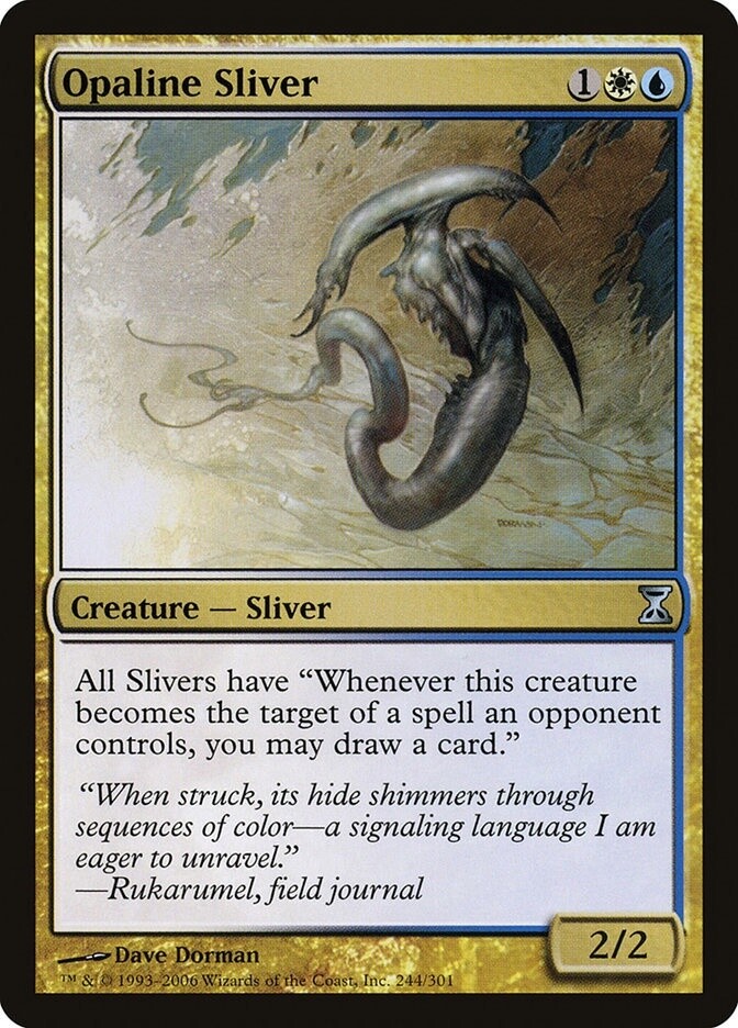 Opaline Sliver (Time Spiral, 244, Nonfoil)