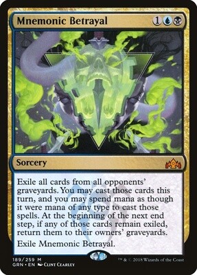 Mnemonic Betrayal (Guilds of Ravnica, 189, Nonfoil)