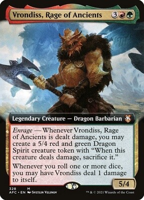 Vrondiss, Rage of Ancients (Forgotten Realms Commander, 328, Nonfoil)