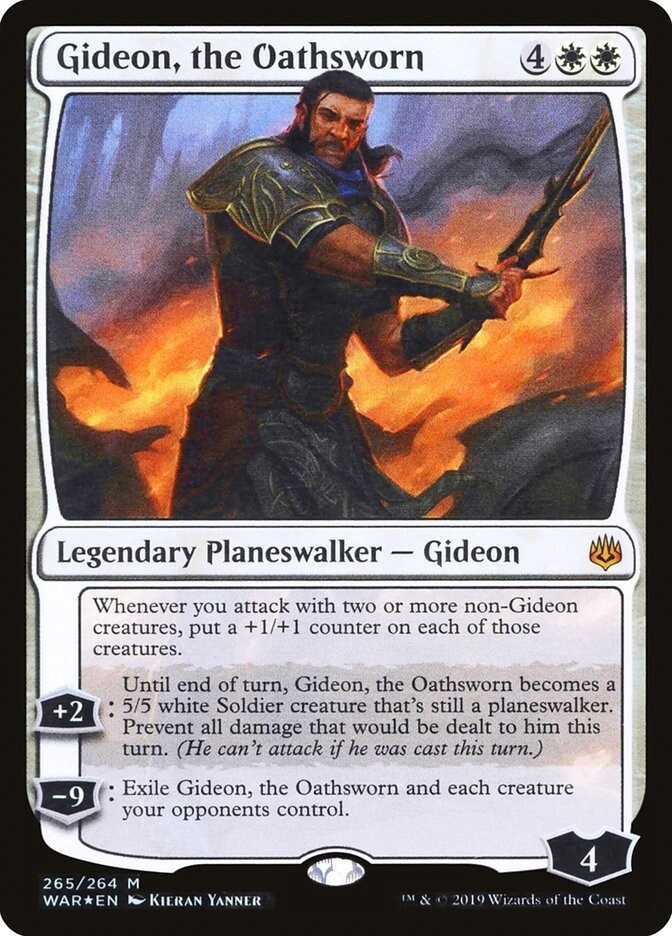 Gideon, the Oathsworn (War of the Spark, 265, Foil)
