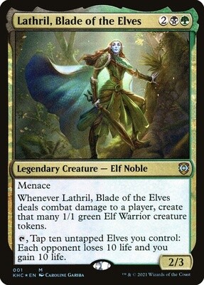 Lathril, Blade of the Elves (Kaldheim Commander, 1, Foil)