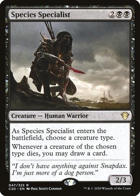 Species Specialist (Commander 2020, 47, Nonfoil)