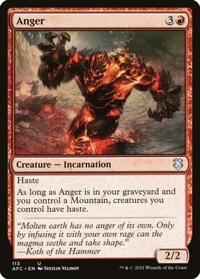 Anger (Forgotten Realms Commander, 113, Nonfoil)