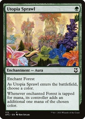 Utopia Sprawl (Forgotten Realms Commander, 172, Nonfoil)