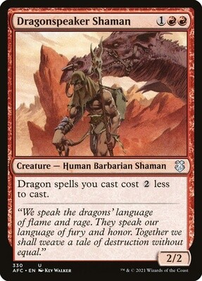Dragonspeaker Shaman (Forgotten Realms Commander, 330, Nonfoil)