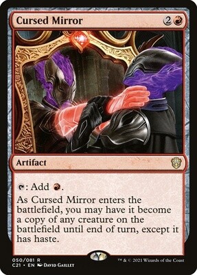 Cursed Mirror (Commander 2021, 50, Nonfoil)