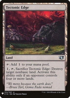 Tectonic Edge (Mystery Booster, 1690, Nonfoil)