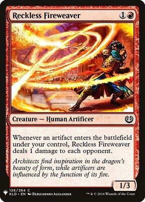 Reckless Fireweaver (Mystery Booster, 1035, Nonfoil)